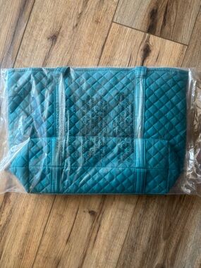 Vera Bradley Quilted Teal Mini Tote